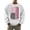 White, variant on Men's Valentine's Day Sweatshirt Long Sleeve Crew Neck Casual Love Heart Print Pullover Sweater