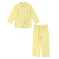thumbnail image 1 of Pijamas de franela a juego para niños, ropa de tartán rojo Unisex para bebé, niño y niña, conjunto de pijamas de manga larga para Familia, niños y niñas, Navidad, Invierno, 1 of 4