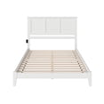 thumbnail image 6 of AFI Furnishings Madison Low Profile Platform Bed Q WH, 6 of 6