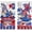 4th of July-2025, variant on 4th of July Kitchen Towels, 4th of July Dish Towels Set of 2, Fourth of July Gnomes with Stars Stripes Patriotic Red Blue Hand Tea Towels for Housewarming Gifts Decorations for Home (18x26 Inches)