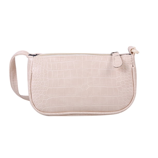 Bolso De Mano Con Diseño De Cocodrilo Vintage Para Mujer, Bolso Elegante Para Axilas, Bolso De Hombro Cateissary AP006968-01