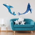 thumbnail image 5 of Jinsinto Autocollant Mural de Style Méditerranéen Sticker Mural Baleine, 5 of 5