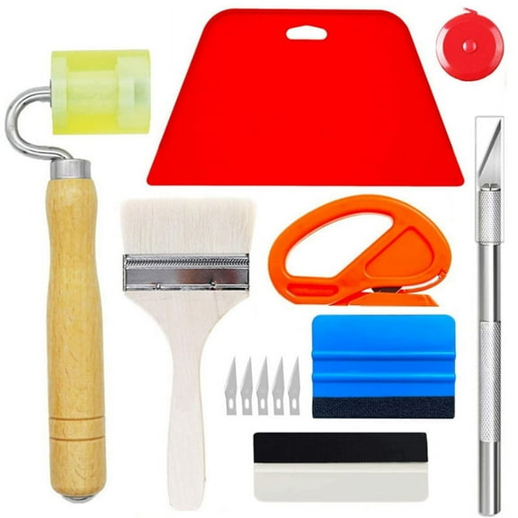 13Pcs Complete Wallpaper Tools Kit for Wallpaper, Car Wrap