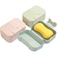 thumbnail image 1 of Prueba de Fugas Jabonera de Viaje, Bandeja de Jabón de Baño Portátil, Caja de Jabón con Tapa, Porta Jabon de Baño Para Viajes, Camping, Actividades al Aire Libre, Gimnasio, 1 of 4