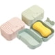 thumbnail image 1 of Prueba de Fugas Jabonera de Viaje, Bandeja de Jabón de Baño Portátil, Caja de Jabón con Tapa, Porta Jabon de Baño Para Viajes, Camping, Actividades al Aire Libre, Gimnasio, 1 of 4