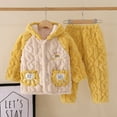 thumbnail image 1 of Fgnfyis Kids 2pc Soft Fleece Pajama Set Boys Outfits Yellow 22, 1 of 3