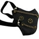thumbnail image 2 of Máscara de cuero gótica Retro Steampunk para hombres y mujeres, máscara de engranajes para Cosplay de Halloween, máscara de media cara hecha en el interior, 2 of 5