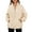 Apricot, variant on comerut Women Autumn Casual Sweatshirt Half Zip Pocket Solid Color Long Sleeves Stand Half High Collar Warm Windproof Winter Loose Ladies Female Pullover Hoodie Top