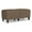 Castillo Brown, variant on Siena 17.5" 2-Seat Lounge Reception Waiting Bench / Black Steel Legs / Brown