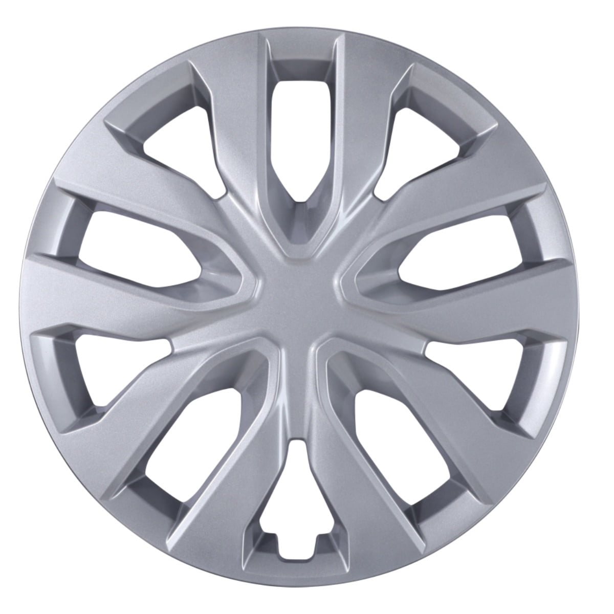 (4 Pack)17" Hubcaps Wheel Rims Cover for 2014-2020 Nissan Rogue Compatible with Steel Wheels Snap on Installation ABS+PC Material(17-inch,Lacquer)