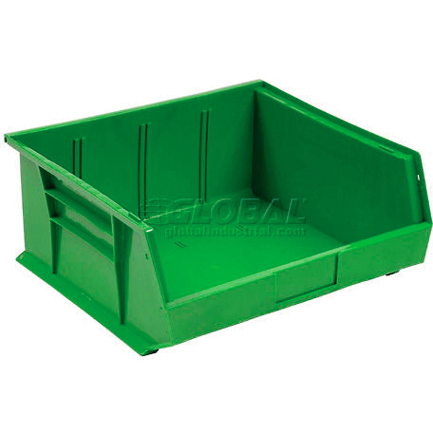 H x 5-1/2" - Lot of 12 W L x 5" Blue Stackable Storage Bin 15" H x 5-1/2" - Lot of 12 W L x 5" Blue Stackable Storage Bin 15"