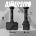 thumbnail image 3 of Kettlebell Yes4All de 25 lb con mango antideslizante tipo martillo, 3 of 6