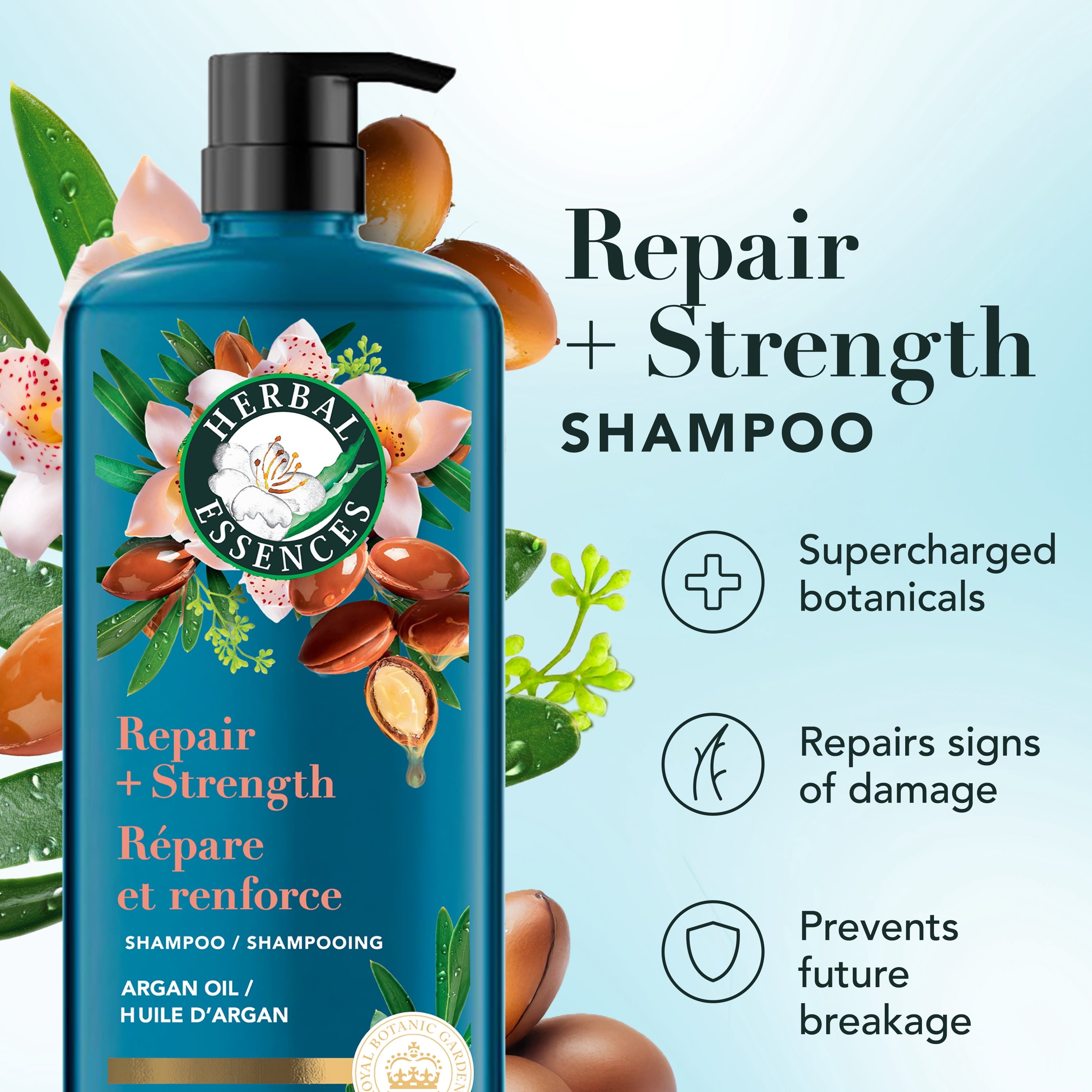 Herbal Essences Repair + Strength Argan Oil Shampoo, 20.2 fl oz