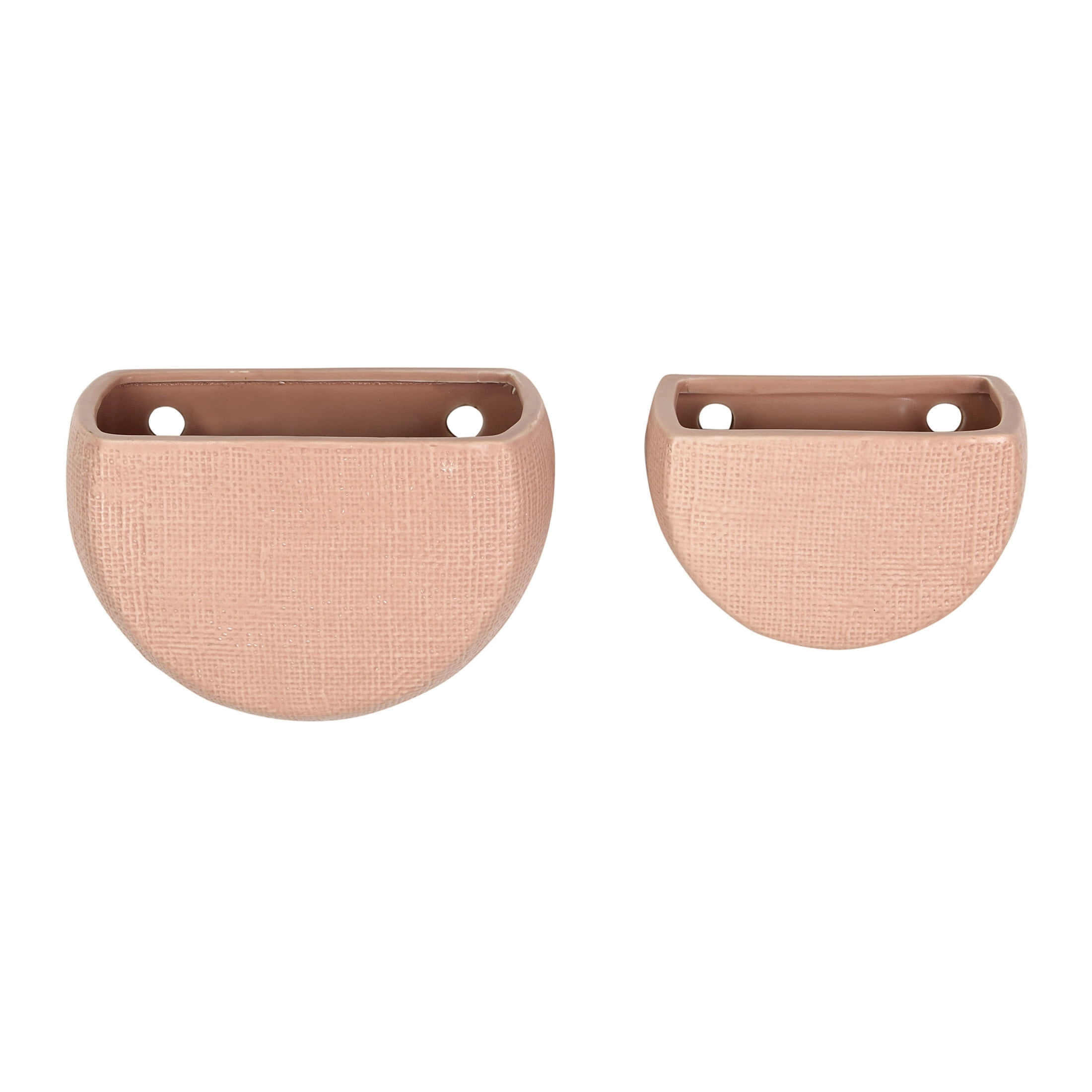Main + Mesa Stoneware Wall Planters, Set of 2
