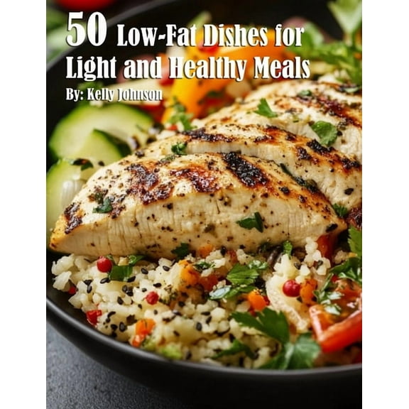 50 Low-Fat Dishes for Light and Healthy Meals, (Paperback)