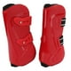 thumbnail image 3 of Botas de soporte para caballos, protección segura y transpirable para las piernas para entrenamiento de competición de rendimiento ecuestre, patas delanteras rojas M, 3 of 5
