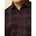 thumbnail image 2 of TryBuy Blissful Checked Men's Shirts, Full Sleeves Button-Up Casual Shirt for Men, Sizes XL, 2 of 7