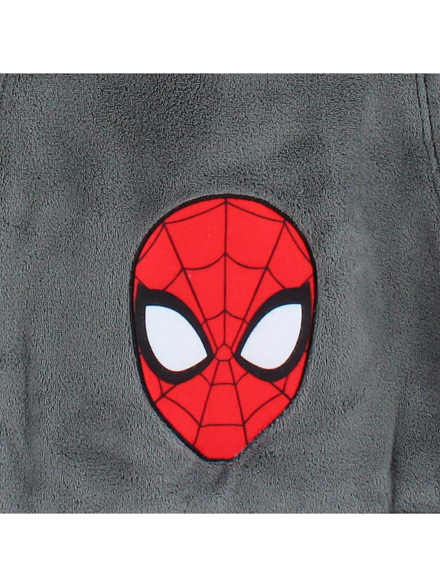Textiel Trade Boy's Spiderman Plush Pullover Hoodie Blanket
