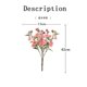 thumbnail image 3 of Rosa Artificial 1 ramo grande de rosas artificiales para decoración de sala de estar y accesorios de fotografía (blanco) Rkxzt, 3 of 9