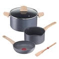 thumbnail image 1 of Batería de Cocina T-fal 5 piezas  Natural Force  Efecto Piedra, 1 of 4