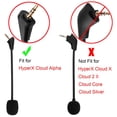 thumbnail image 4 of Consola de juegos auriculares para juegos de la computadora micrófono desmontable de 3.5 mm auriculares Rojoucción de auriculares suministros de auriculares de micrófono reemplazando piezas Inevent EL023418-00B, 4 of 7