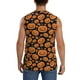 thumbnail image 4 of Fotbe Halloween Pumpkins Men's Camiseta sin Mangas Estampada para Hombres, Playera Casual para Gimnasio, Entrenamiento, Playa-Large, 4 of 7