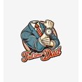 thumbnail image 5 of Full Time Dad Business Suit Adult White Long Sleeve Hoodie-XL, 5 of 6