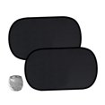 thumbnail image 4 of Minkissy 2 Rear Seat Shielding Shade Black Plastic UV Protection for Pet Owners, 4 of 8