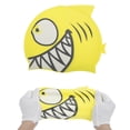 thumbnail image 5 of Unique Bargains 1 Pc Waterproof Cartoon Fish Pattern Swim Cap Yellow, 5 of 6