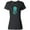 AB-Black, variant on Inktastic Blue and Green Pineapple Women's T-Shirt