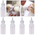 thumbnail image 3 of Hugtrwg Botella Transparente para Y Gatos Biberón No Tóxico 50ml para Bebés Lactantes 5 Uds., 3 of 5