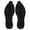 Black, variant on Tnobhg 1 Pair Shoe Soles Repair Replacement Wear Resistant Non-Slip Thick Cut Freely Simple Installation Rubber Shoe Out Soles