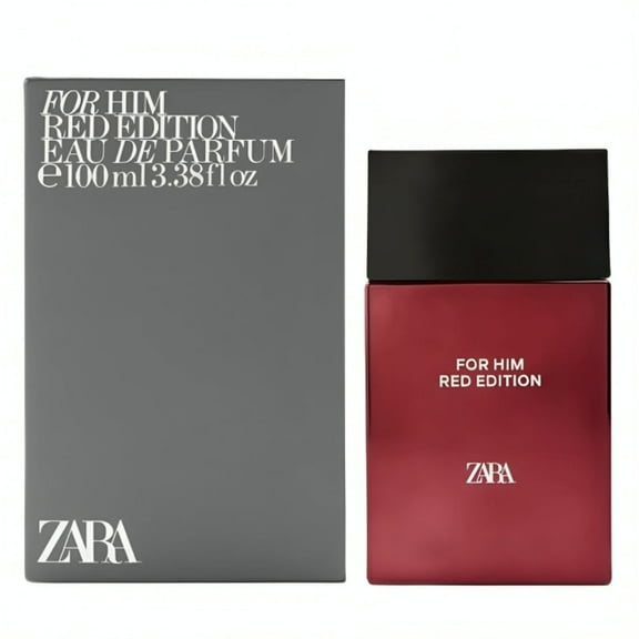 Zara For Him Red Edition Men’s Perfume Warm Elegant Oriental Fragrance Scent EDP Eau de Parfum 100ml (3.38 fl. oz)