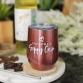 thumbnail image 5 of Grandma Gift Insulated Wine Tumbler - 12oz with Steel Straw, BPA Free Lid, Straw Cleaning Brush - Stainless Steel Wine Tumbler - Grandma's Sippy Cup, 5 of 7