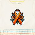thumbnail image 4 of Inktastic Multiple Sclerosis Ms Awareness Ribbon Girls Baby Dress, 4 of 5