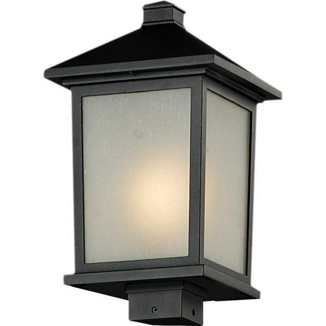 Z-Lite Holbrook Poteau Lumineux Extérieur en Noir