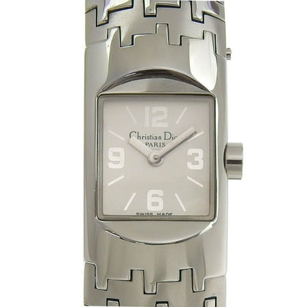 Pre-Owned Dior Diophyllic Watch D96-100 Stainless Steel Quartz Analog Display White... (Good)