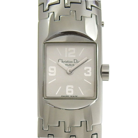 Pre-Owned Dior Diophyllic Watch D96-100 Stainless Steel Quartz Analog Display White... (Good)