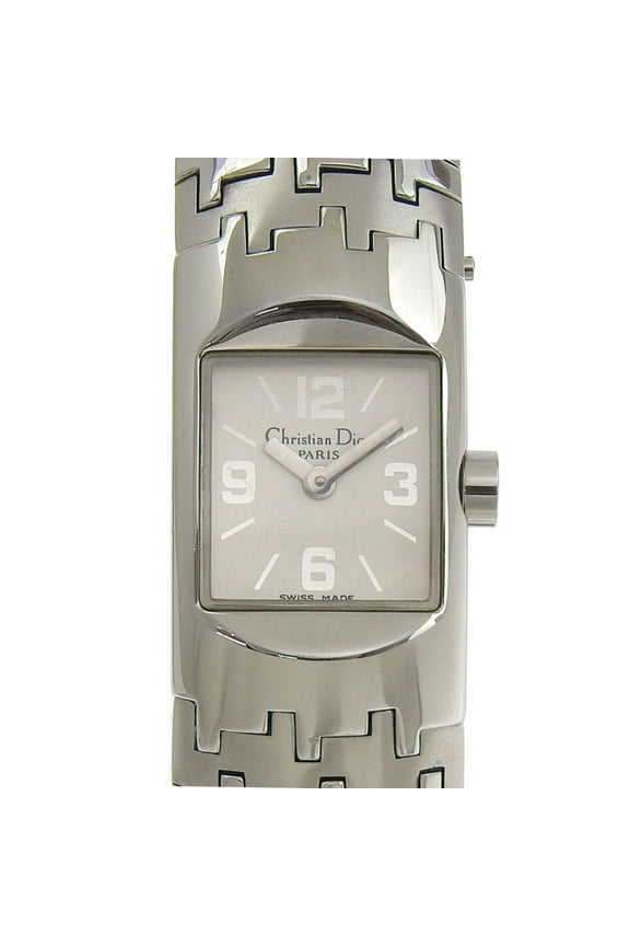 Pre-Owned Dior Diophyllic Watch D96-100 Stainless Steel Quartz Analog Display White... (Good)
