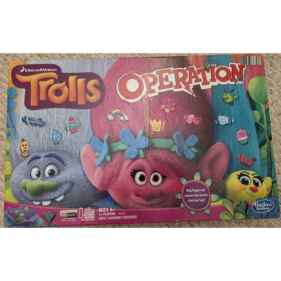 Pre-Owned Hasbro Operation Game: Dreamworks Trolls Edition