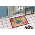 thumbnail image 4 of Bright Pink and Blue Crab Door Mat 8343 Doormat, 4 of 4