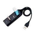 thumbnail image 2 of Graflsoa 4-Port USB 2.0 Hub with 44cm Cable, High-Speed 480Mbps Data Transfer, Compact ABS Design in Black or White, 2 of 7