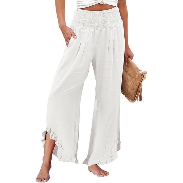 WILLBEST Pantalones Cortos Casuales para Mujer, Cómodos y Versátiles, con Detalle de Flecos para Fiesta de Verano, Discoteca, Tejido Elástico y Transpirable. Extra Grande