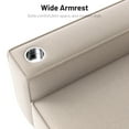 thumbnail image 6 of Gewnee Modern Single Chair,Modular Combination Armchair with Cup Holders and Pillows.Suitable for Single Person Sofa Chair for Small Spaces.Beige, 6 of 9