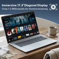 thumbnail image 6 of HP Essential 17.3" HD+ Touchscreen Laptop, Intel Core 5 120U, 16GB RAM, 1TB SSD, Windows 11 Home, Silver, 6 of 7
