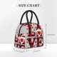 thumbnail image 2 of Balery Buffalo Plaid Love And Gnome Bolsa de Almuerzo para Mujeres, Caja de Almuerzo, Bolsa de Almuerzo Pequeña Impermeable, Tote de Almuerzo Reutilizable con Gran Capacidad, 2 of 6