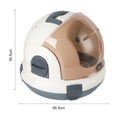 thumbnail image 3 of Cat Carry Cage Portable Breathable Pet Carrier Pet Carry Bag with Cushion Mat, 3 of 10