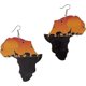 thumbnail image 1 of KAIYANG Pendientes de madera con mapa africano colorido de mujer, hechos a mano, joyería étnica, estilo tribal 1 estilo 2, 1 of 4