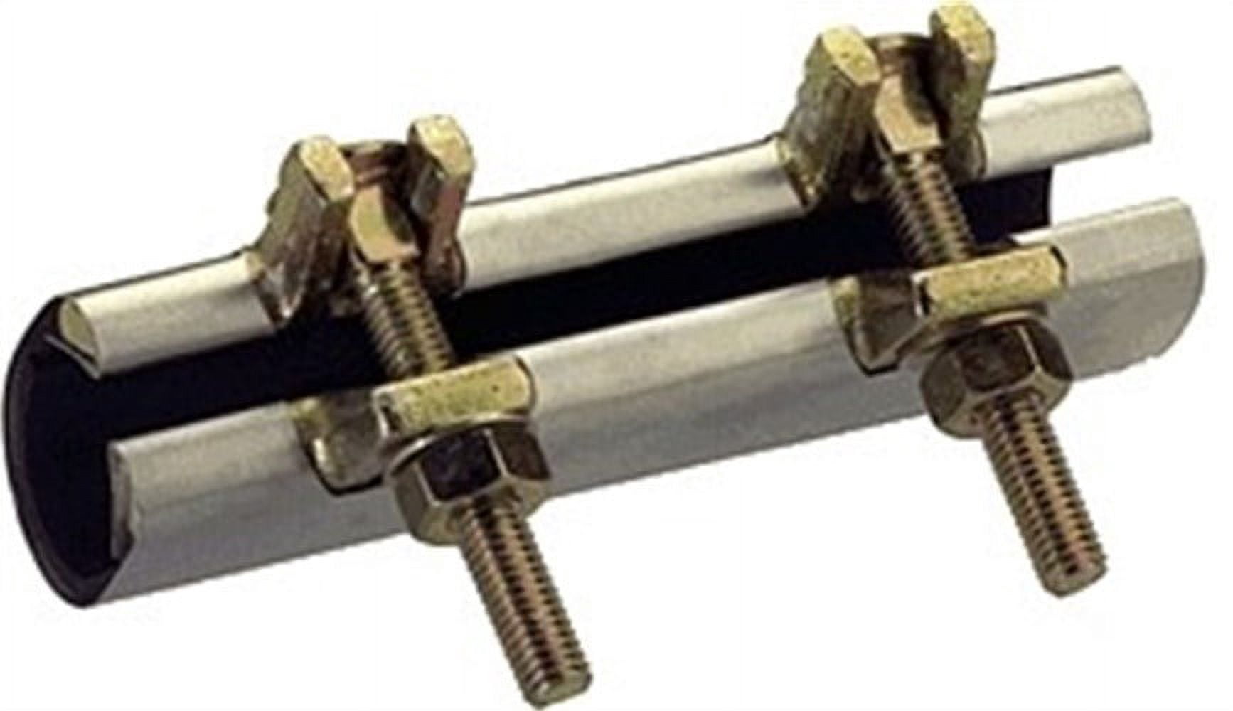 Bk Products 160-705 1 In. Galvanized 430 Stainless Steel Pipe Repair Clamp