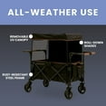 thumbnail image 5 of Delta Children Hercules Stroller Wagon for 2 Kids Versatile Stroller Wagon with Canopy, Push/Pull Handles, Cup Holders and Storage Pockets Compact Fold is Great for Travel, Black, 5 of 14